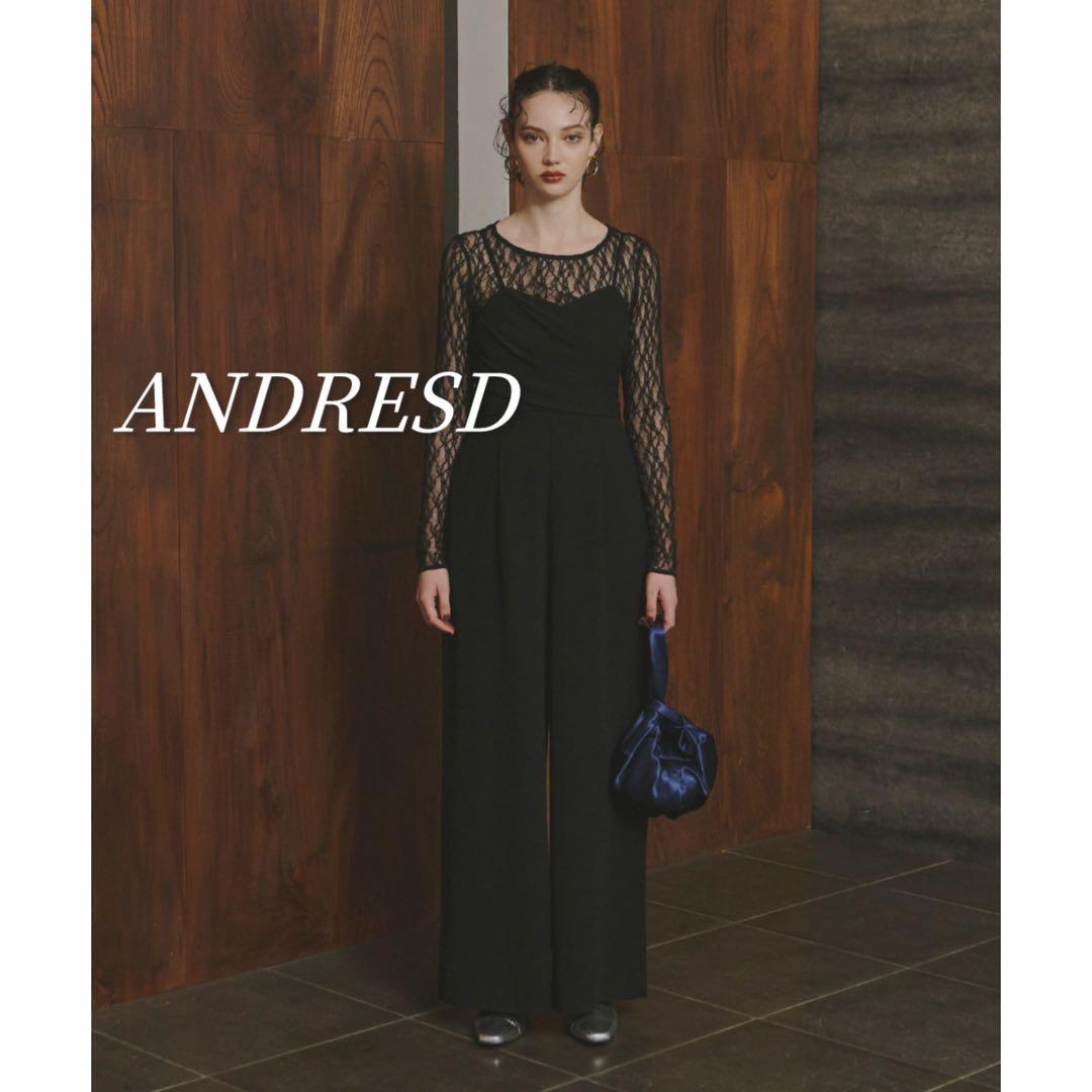 クロスオールインワンドレス / cross all in one dress 黒