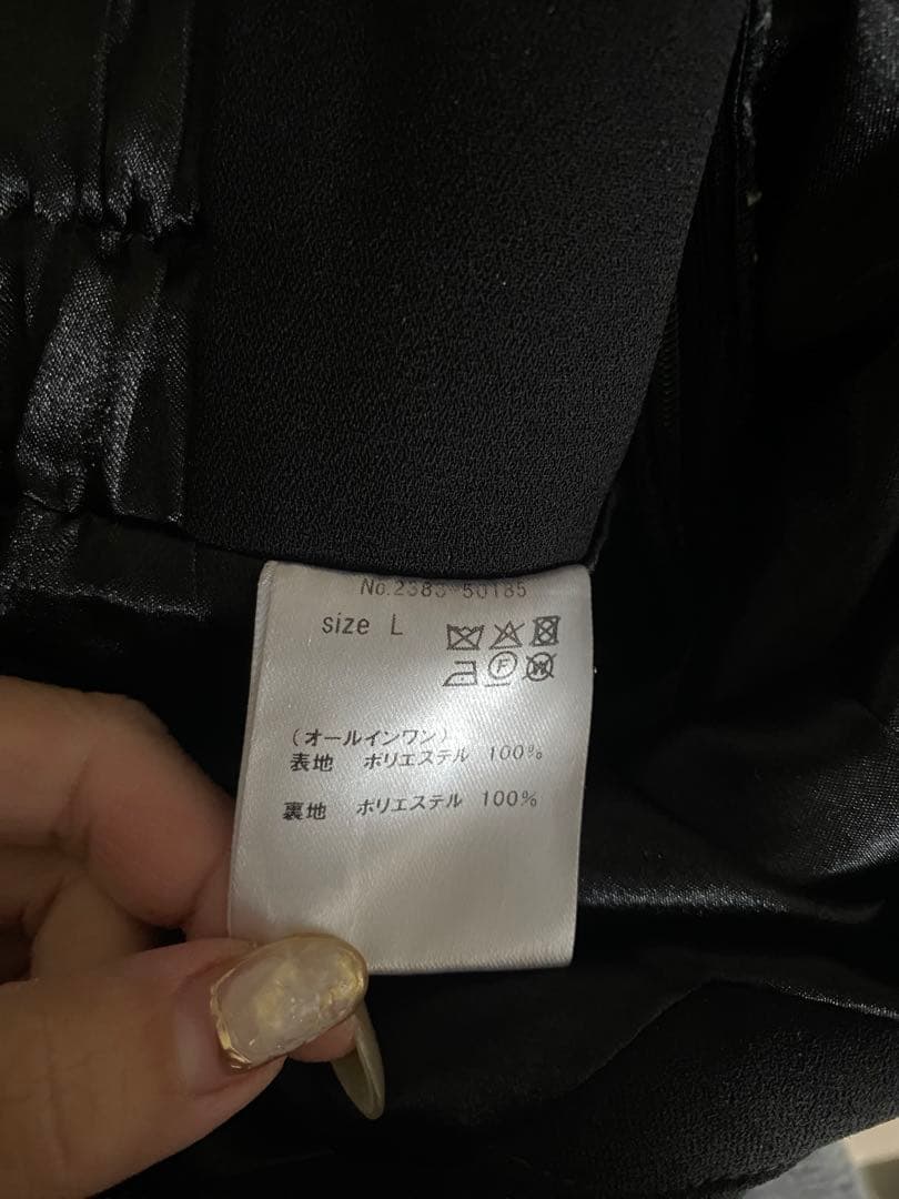 クロスオールインワンドレス / cross all in one dress 黒