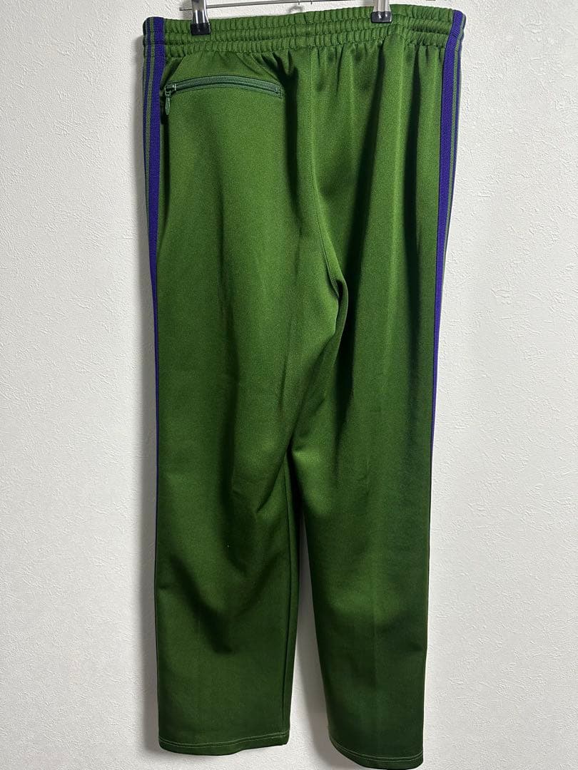 Needles トラックパンツ ストレート グリーン Sサイズ
