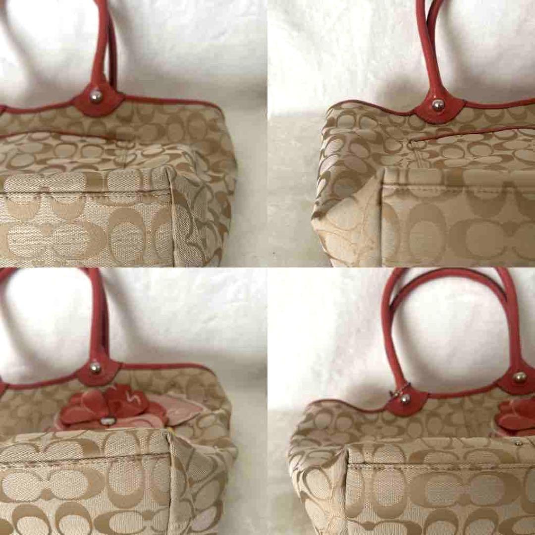 コーチ トートバッグ バッグ ピンク 16276 シグネチャーフローラル