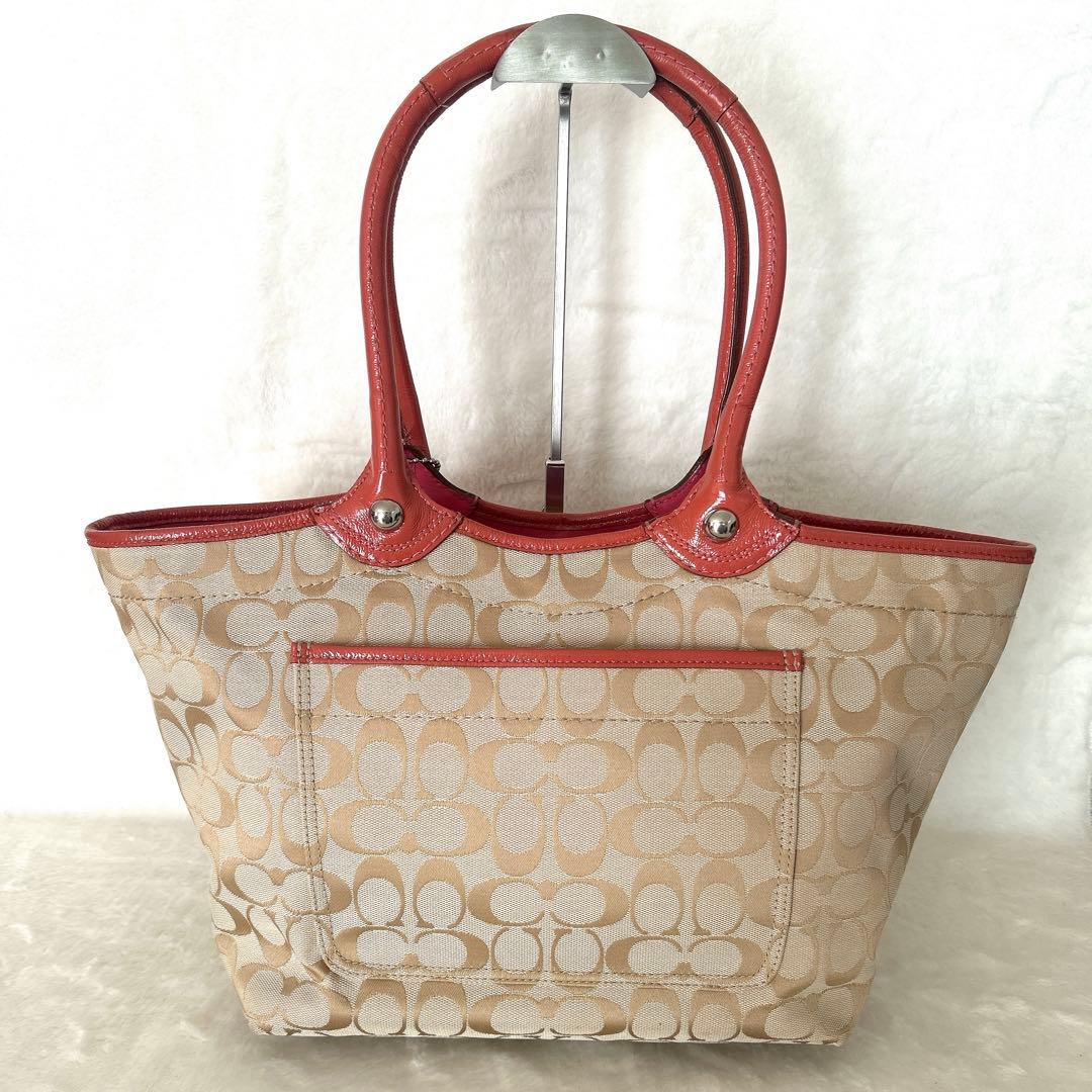 コーチ トートバッグ バッグ ピンク 16276 シグネチャーフローラル