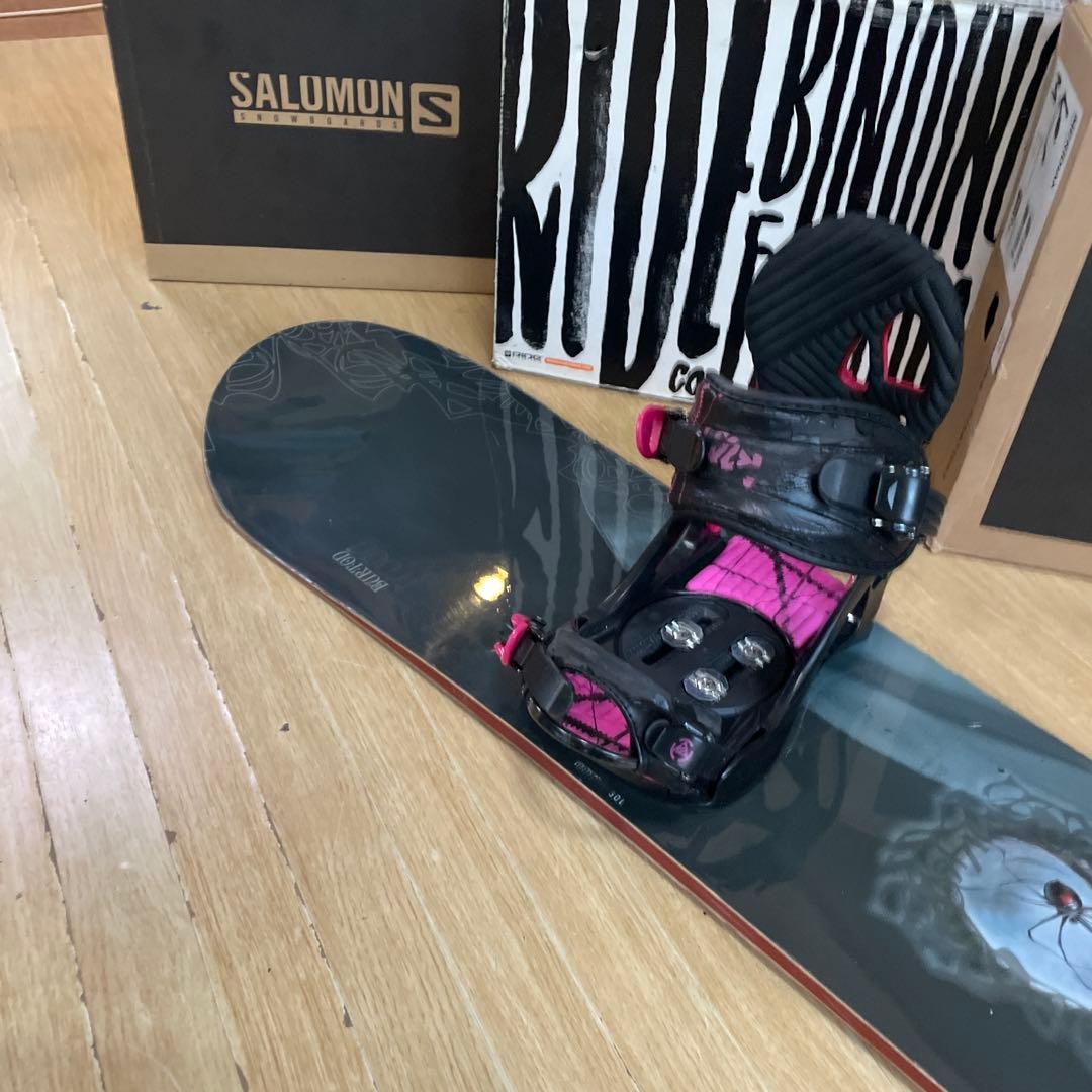 BURTON×K2　バートン　バインディング付　スノーボードセット　TROOP