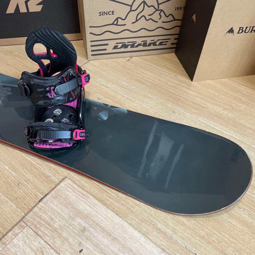 BURTON×K2　バートン　バインディング付　スノーボードセット　TROOP