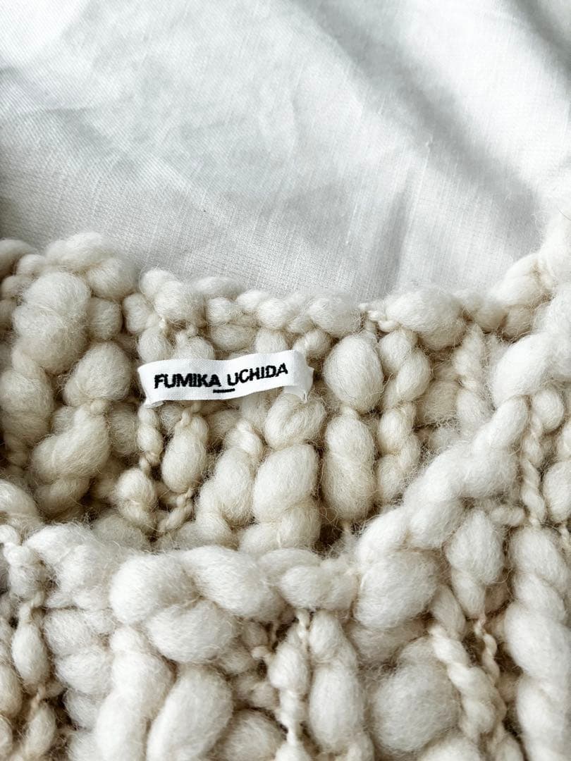 フミカ_ウチダ SPACE DYED HAND KNITTED VEST