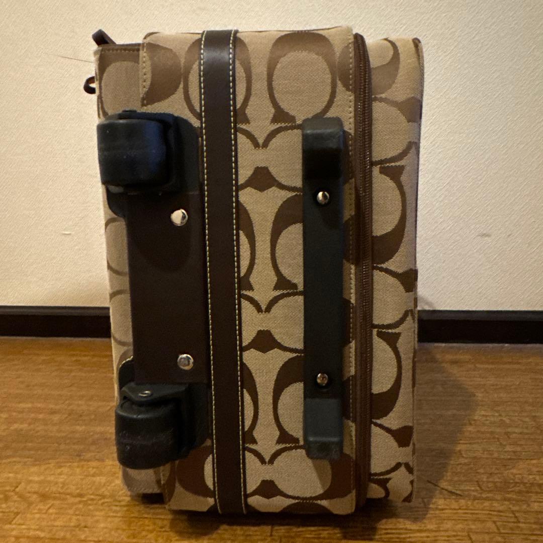 COACH ロゴパターン キャリーケース　一度のみ車移動で使用
