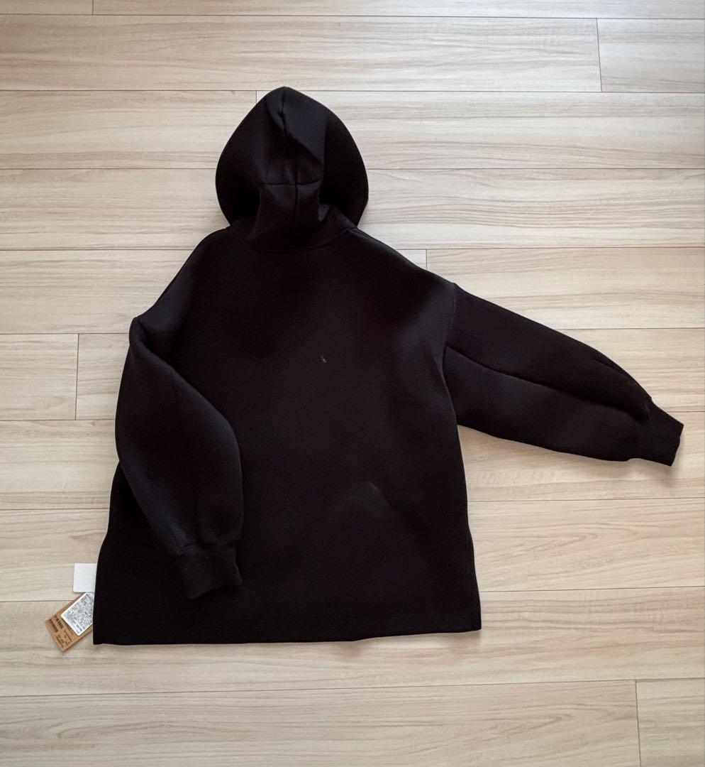 BEARDSLEY ダンボールパーカー 黒 フード付き