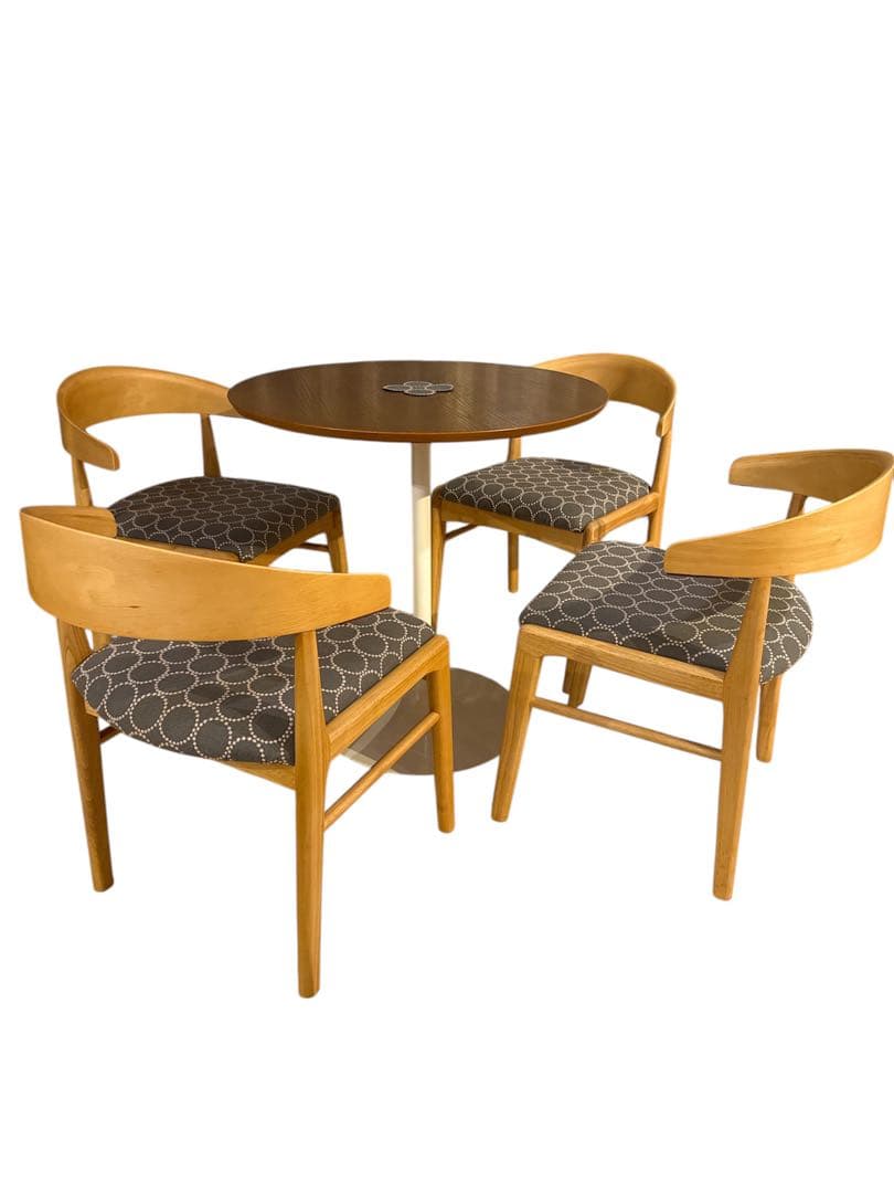 ４脚ミナペルホネン生地使用　ハンキングチェア　チェアダイニングチェア　イス　家具