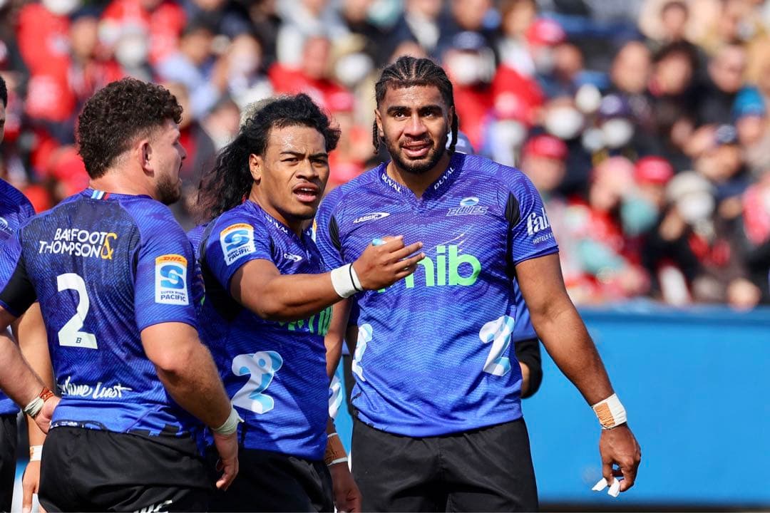 2024クロスボーダーラグビー BLUES 実使用 選手サイン入りジャージ