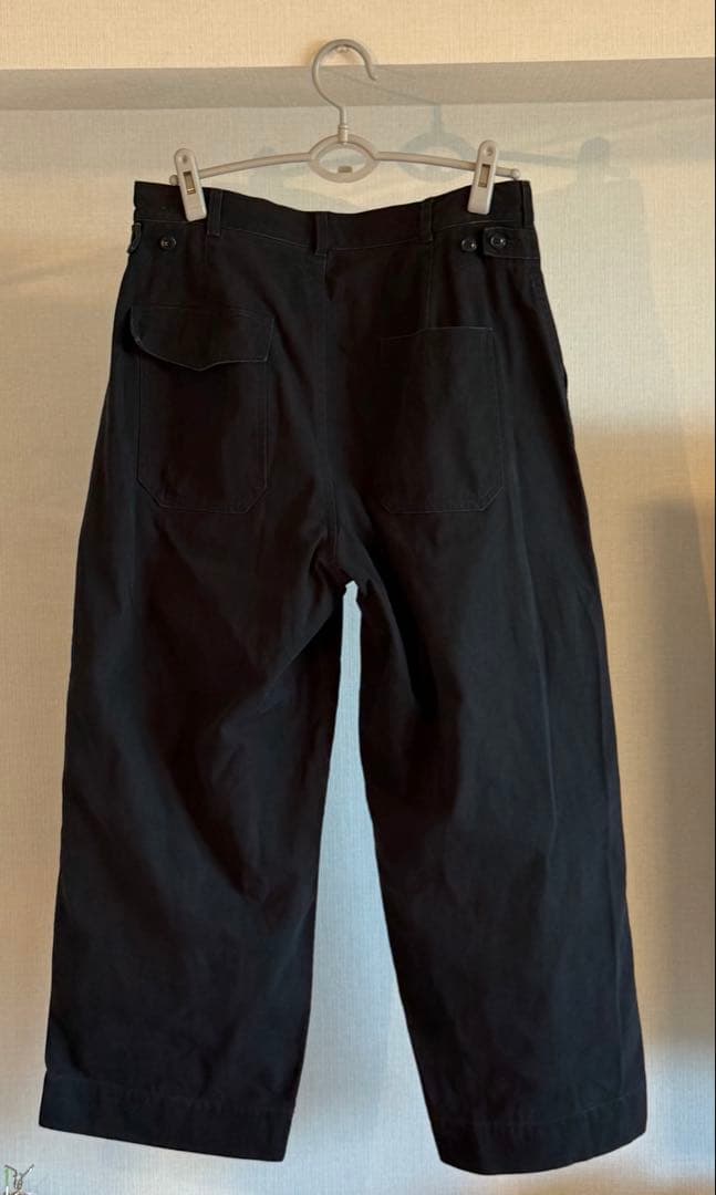 パンツ 26SS A.PRESSE USAF Hemmed Bottoms black
