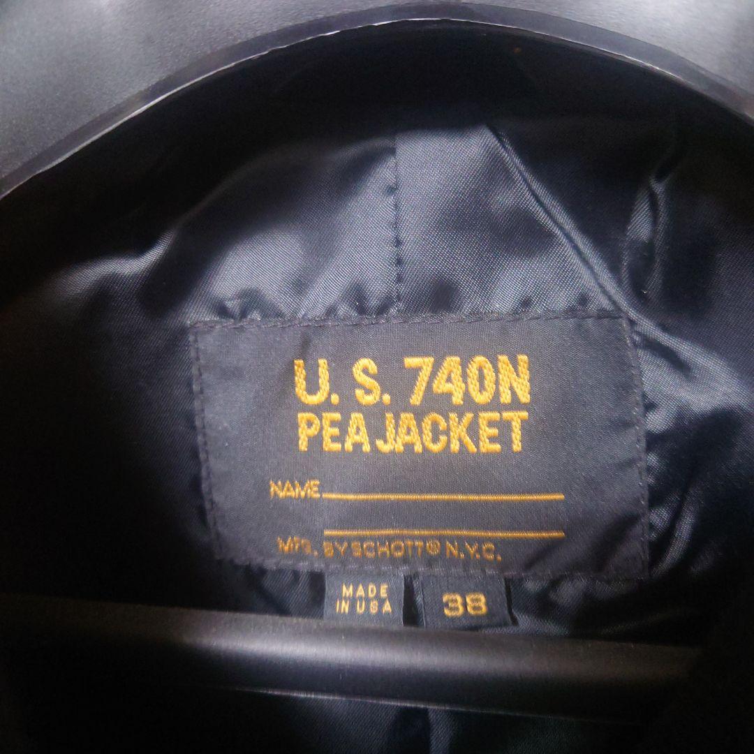 Schott U.S. 740N ピーコート サイズ38
