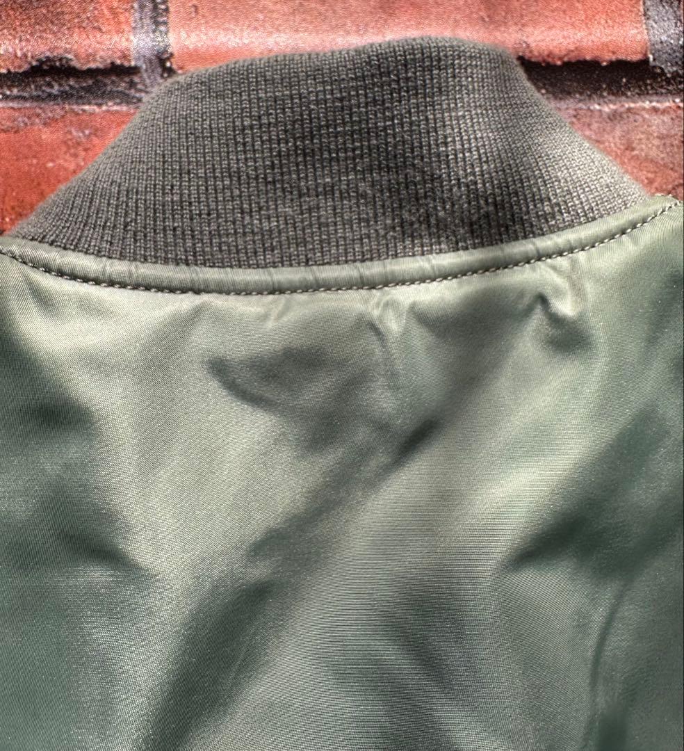 AVIREX MA-1 防寒 フライトジャケット セージ L