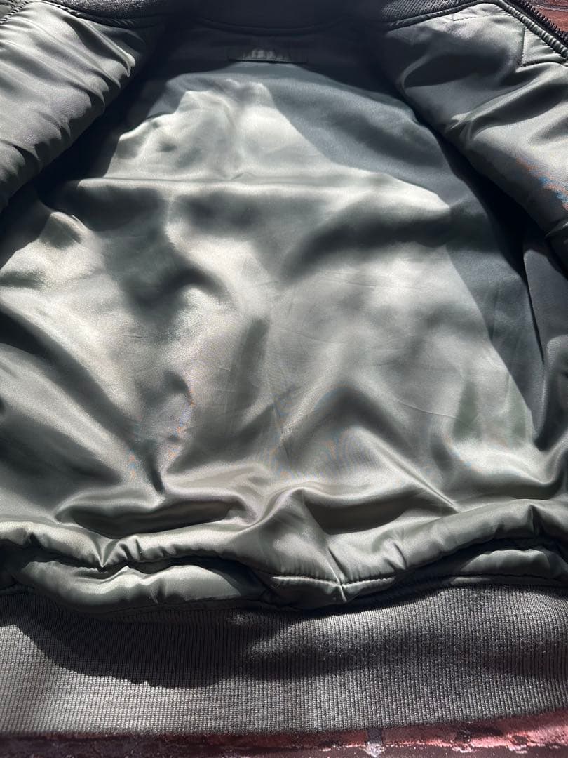 AVIREX MA-1 防寒 フライトジャケット セージ L