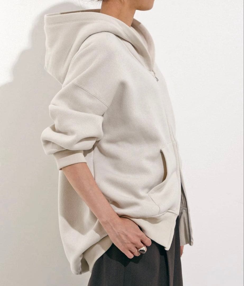 AMERICANA/アメリカーナWIDE FULLZIP HOODIEナチュラル