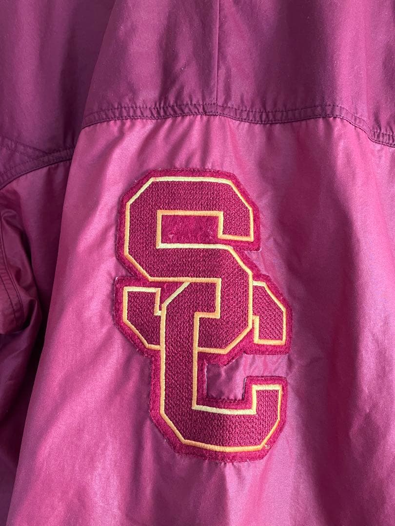 90年代　NIKE USC トロージャンズ　ナイロンプルオーバー