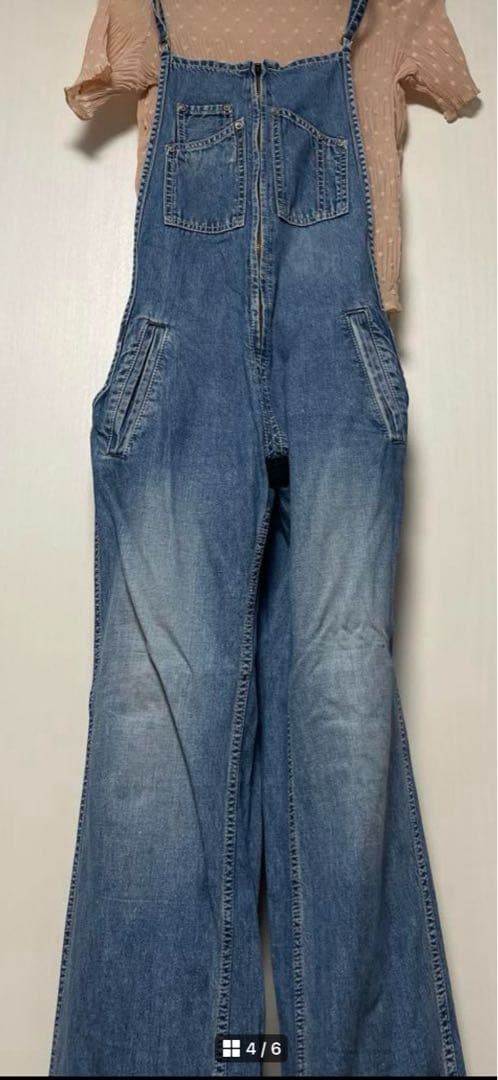 豆*様 アパルトモン ドゥーズィエムクラス ジョンブル デニム フレンチ サロペ