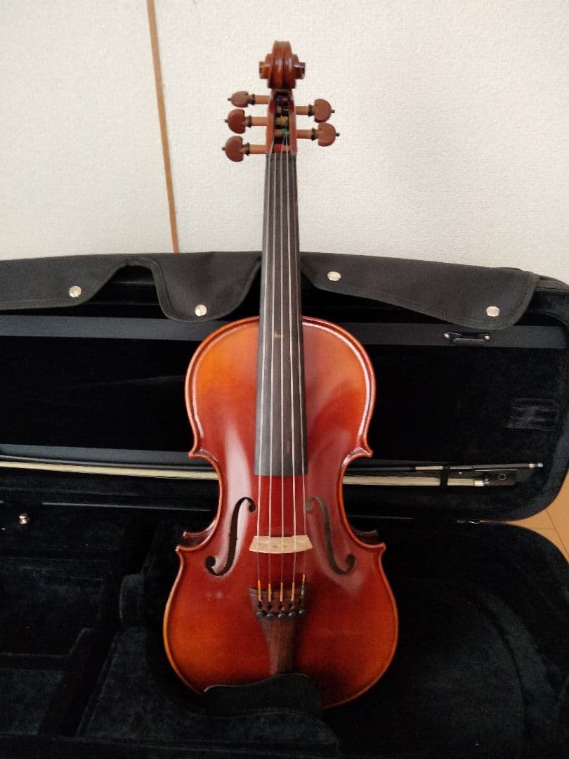 【値下げ】Fiddlerman5弦ヴィオラ15.5 ハードケース付き
