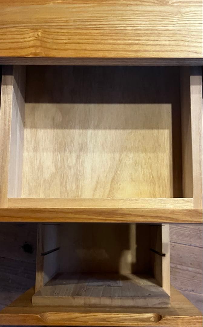 無印良品　タモ　机　キャビネット　セット