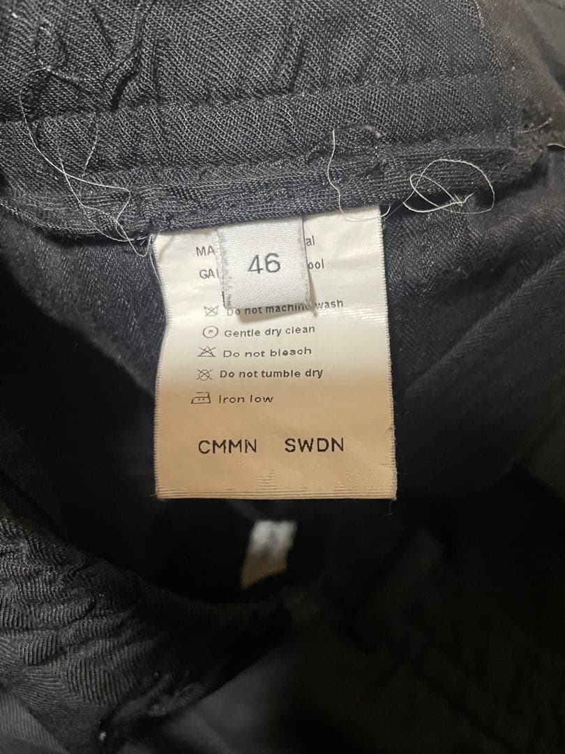 CMMN SWDN コモンスウェーデン　スラックス　メンズスラックス