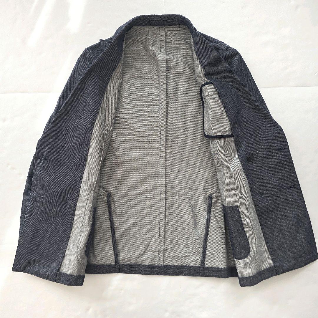 LARDINI ラルディーニ 52 XL ダブルブレスト ブレザー 銀ボタン