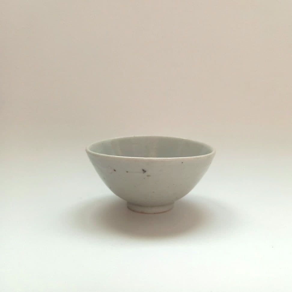 李朝　白磁　盃　猪口　古玩　骨董　アンティーク　古道具