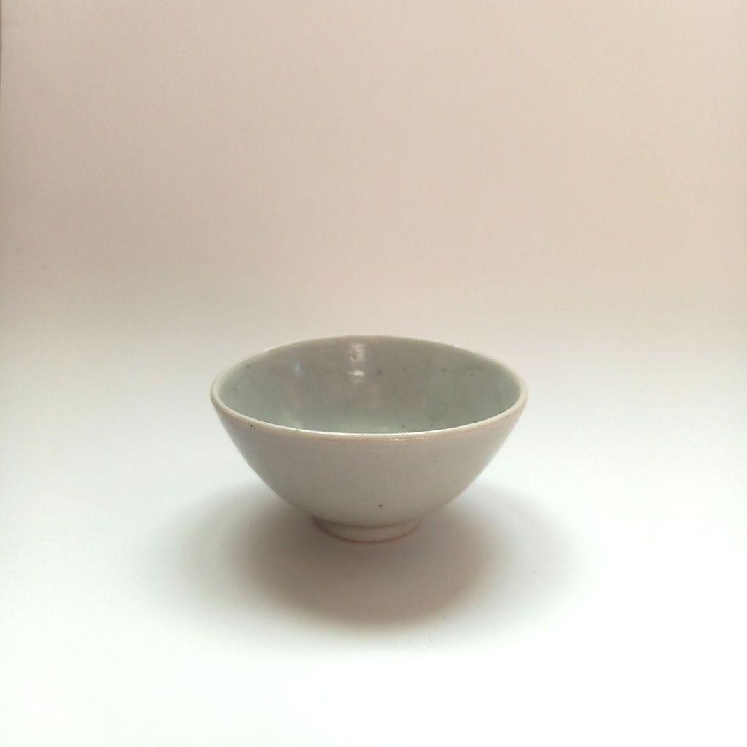 李朝　白磁　盃　猪口　古玩　骨董　アンティーク　古道具