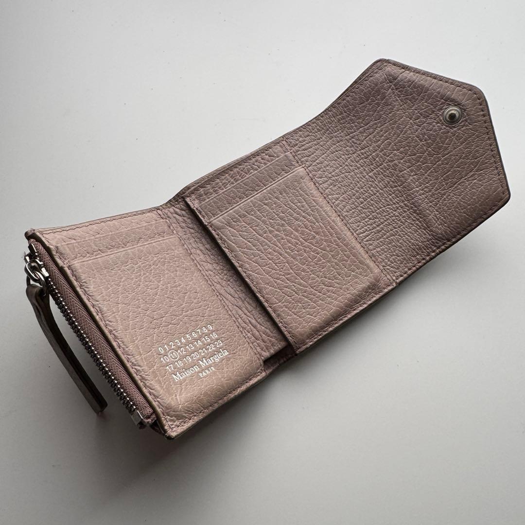 【美品】メゾン マルジェラ 4ステッチ コンパクト ウォレット　Margiela
