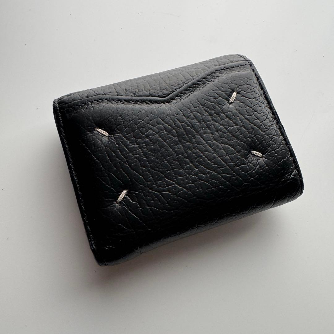 【美品】メゾン マルジェラ 4ステッチ コンパクト ウォレット　Margiela