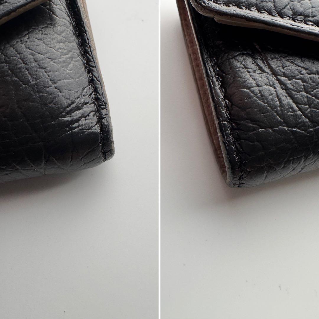 【美品】メゾン マルジェラ 4ステッチ コンパクト ウォレット　Margiela