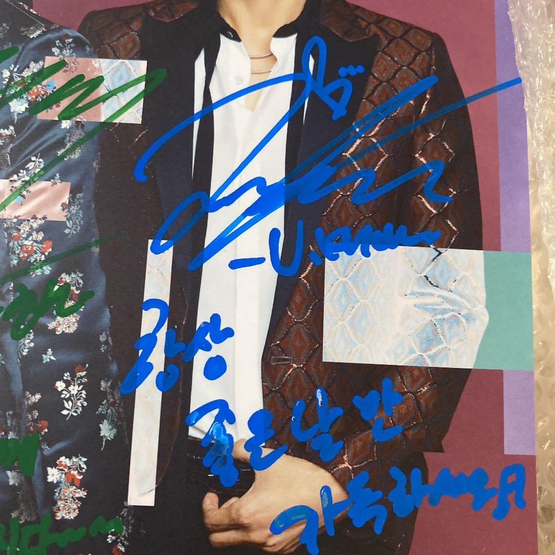 東方神起　サイン　直筆　CD メッセージ付き