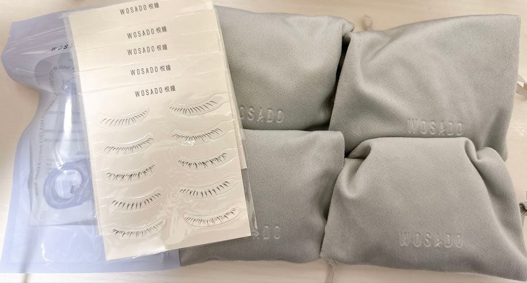 WOSADO マグネットつけまつ毛 4点セット