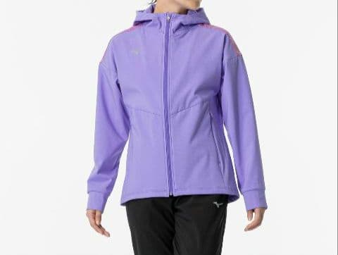 フード付き ウィンドブレーカー　テックシールドジャケットフーディ　MIZUNO