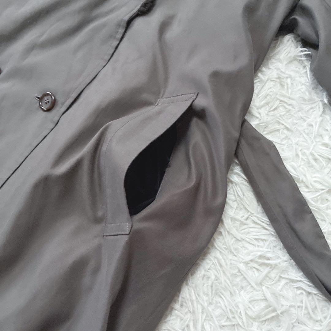 バーバリーズ ノバチェック ライナー トレンチコート ファー ベルト付き ロング