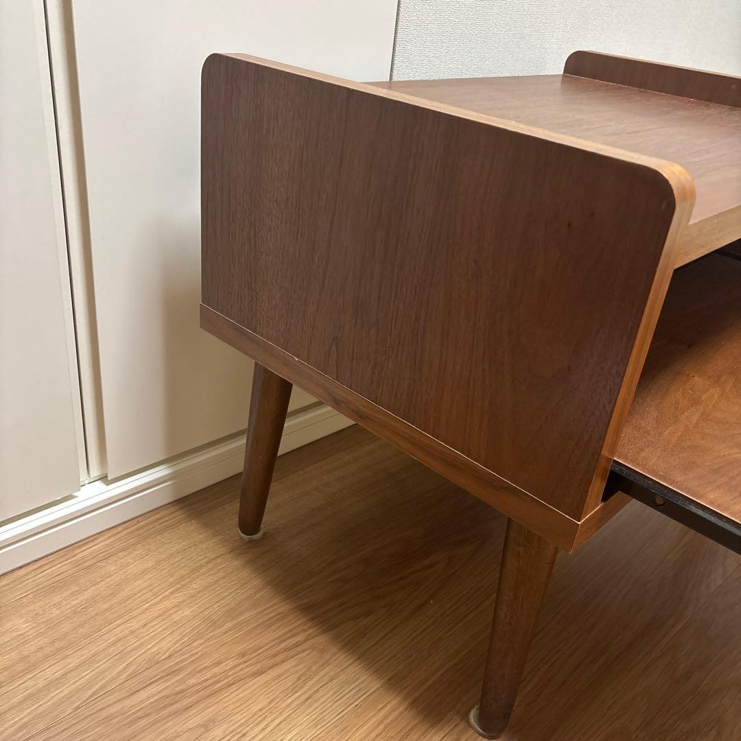 ノーチェ　NOCE 木製ブラウン ローテーブル/TVスタンド