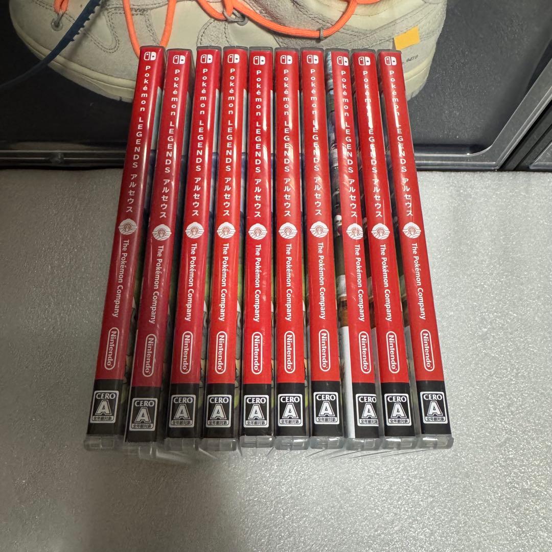 Nintendo Switch ポケモンアルセウス 10枚セット