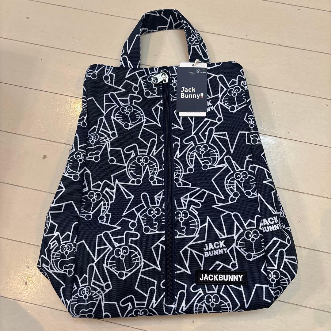 ジャックバニー　ドラえもん　ネイビー　シューズケース