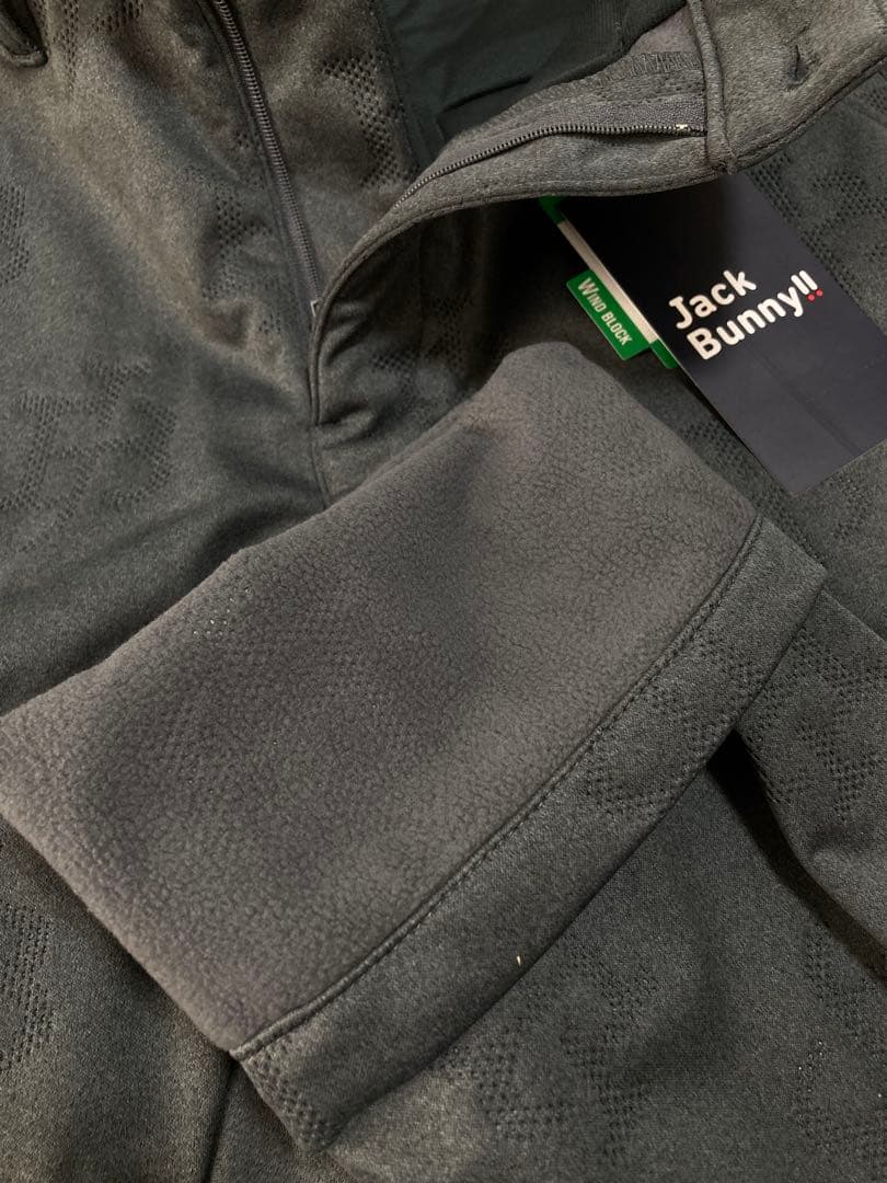 新品 ジャックバニー ピンソニック裏フリース 防風テーパードパンツ 6LLグレー