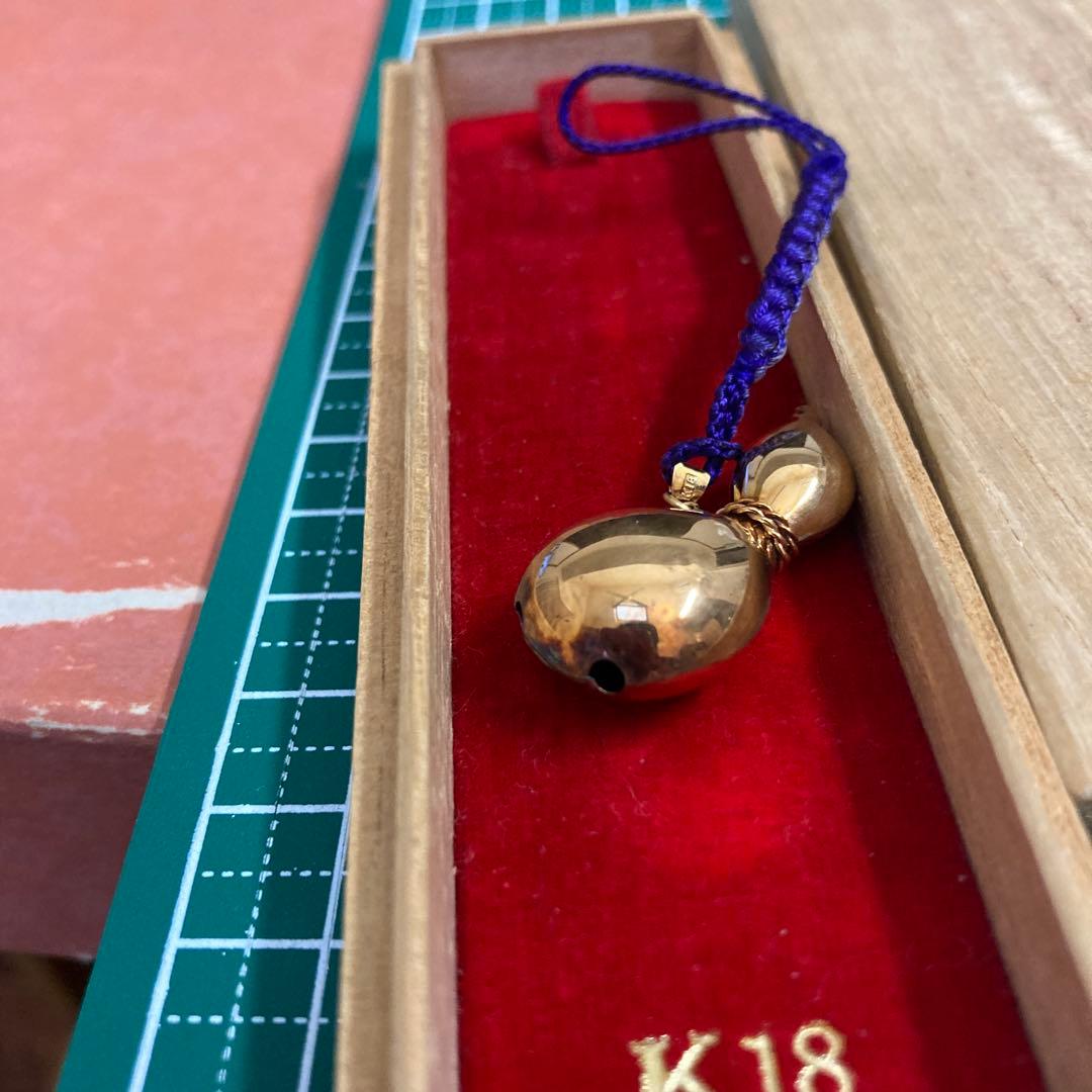 K18 根付　ひょうたん