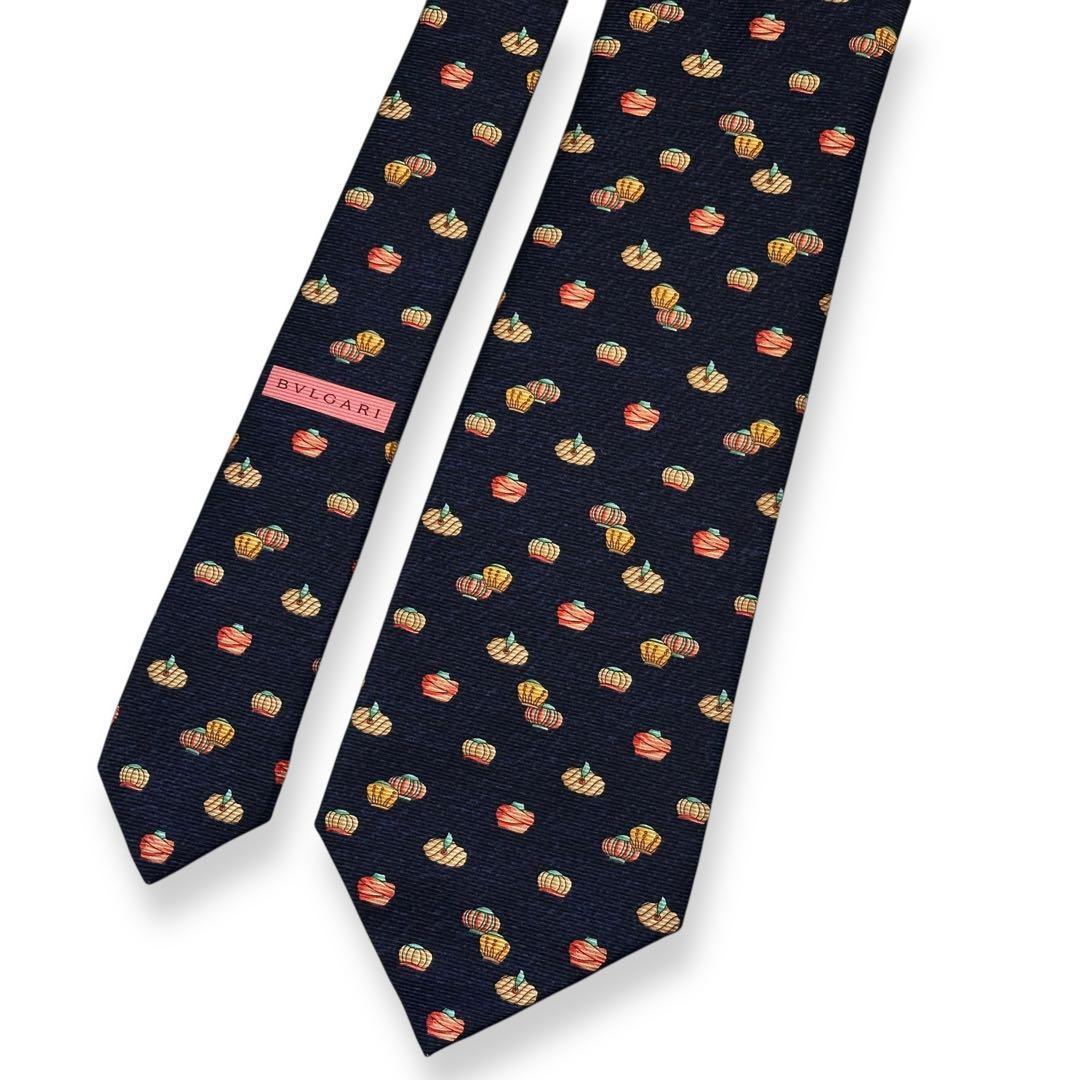 箱付き✨BVLGARI ネクタイ　ブルガリ　可愛い　アラビアン　セッテピエゲ
