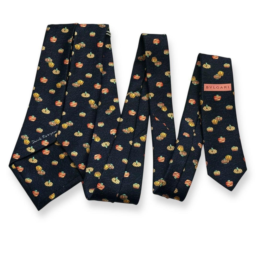 箱付き✨BVLGARI ネクタイ　ブルガリ　可愛い　アラビアン　セッテピエゲ