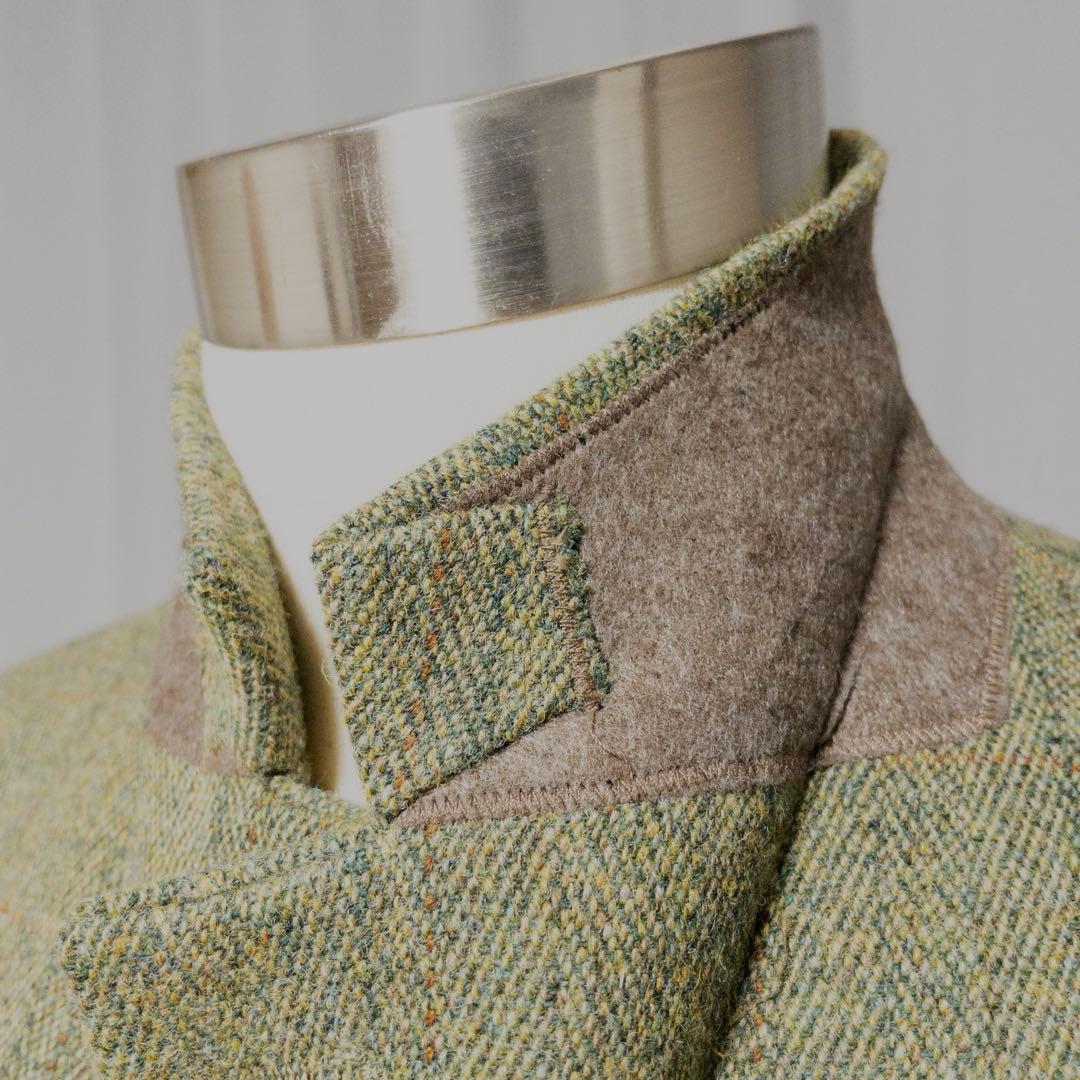 英国製 BOOKSTER ヘビーウエイト グリーン ツイード ジャケット