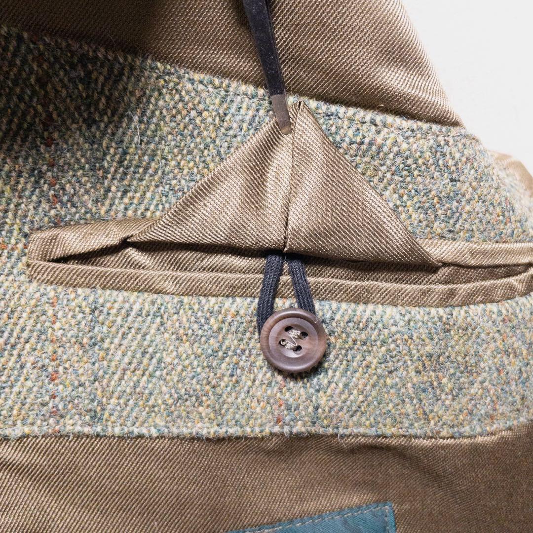 英国製 BOOKSTER ヘビーウエイト グリーン ツイード ジャケット