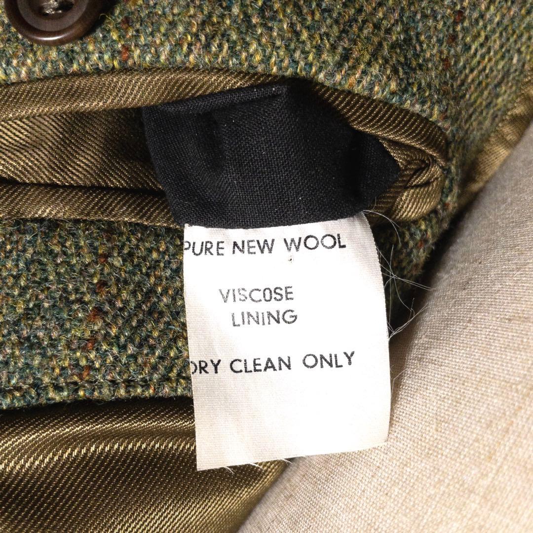 英国製 BOOKSTER ヘビーウエイト グリーン ツイード ジャケット