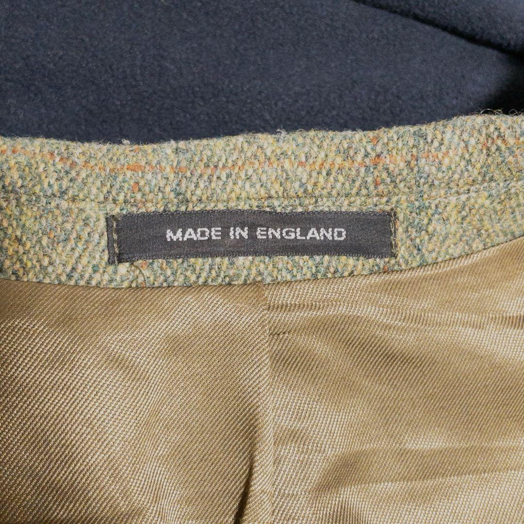 英国製 BOOKSTER ヘビーウエイト グリーン ツイード ジャケット