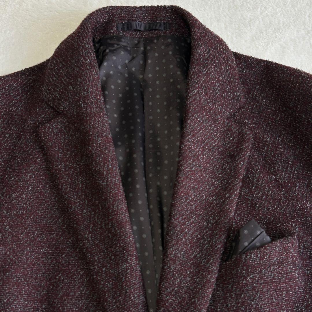 美品 定価5.8万 ジョセフアブード ツイードウール セットアップ ジャケットL