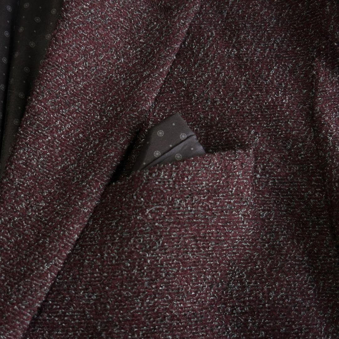 美品 定価5.8万 ジョセフアブード ツイードウール セットアップ ジャケットL