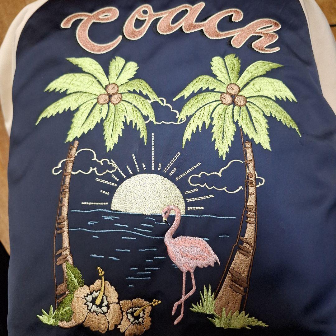 コーチ リバーシブルジャケット スタジャン ✨刺繍 ワッペン サイズM~L