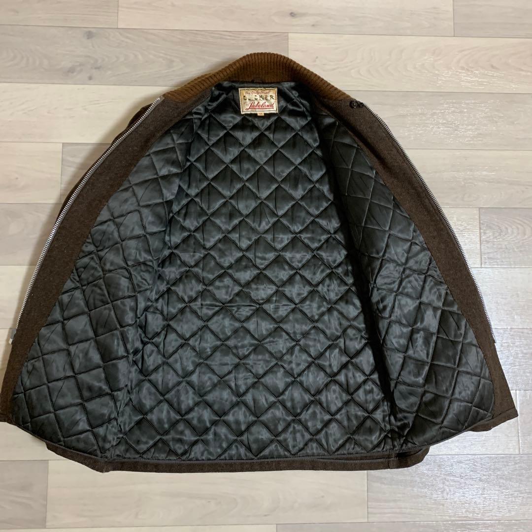 極上 50s Lakeland CLICKER 38 こげ茶 ファラオジャケット