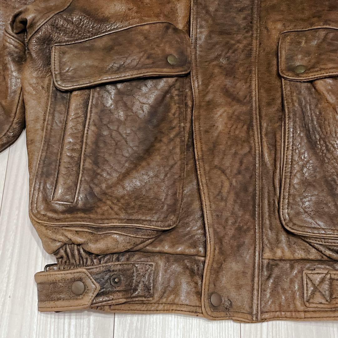 90s vintage Wind Armor 本革 フライトジャケット G-1