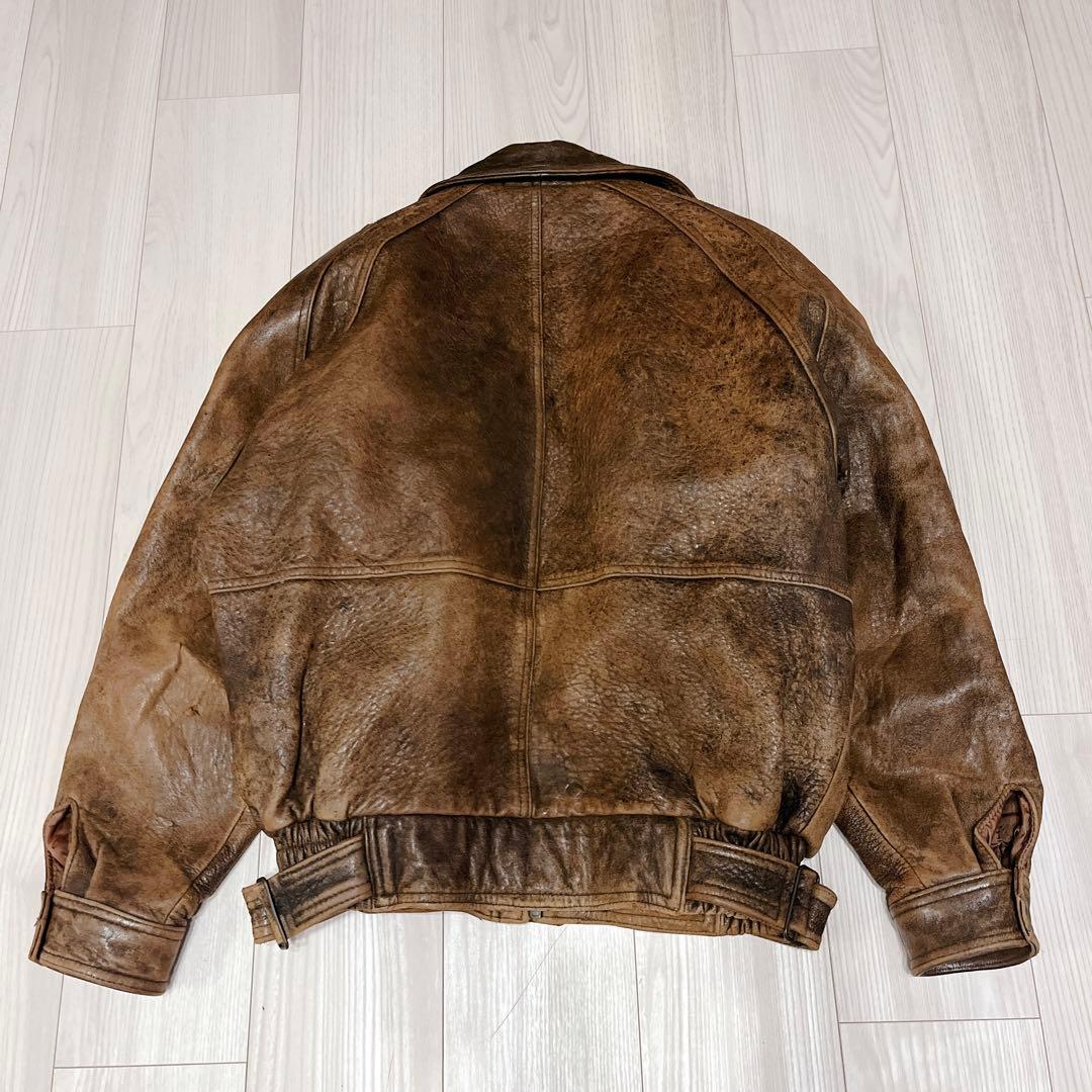 90s vintage Wind Armor 本革 フライトジャケット G-1