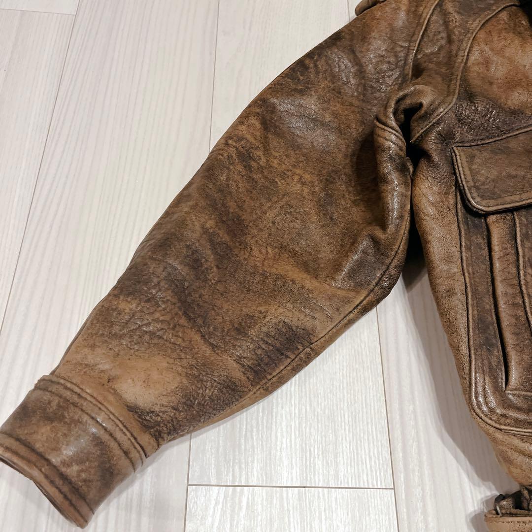 90s vintage Wind Armor 本革 フライトジャケット G-1